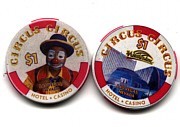 Circus Circus One Dollar Chip