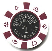 Slots A' Fun One Dollar Chip