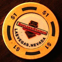 Boulder Station Casino One Dollar Chip.