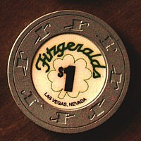 Fitzgerald"s Casino One Dollar Chip