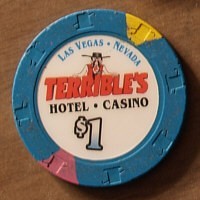 Terrible's Casino One Dollar chip.
