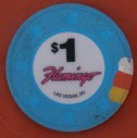 Flamingo Hotel One Dollar Chip Number 2