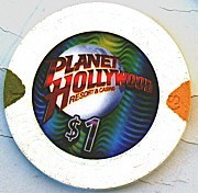 Planet Hollywood One Dollar Chip