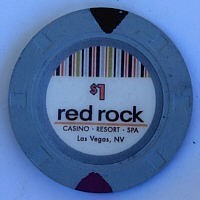 Red Rock Casino One Dollar Chip.