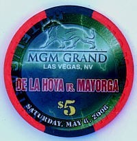 MGM Grand Casino Five Dollar Chip