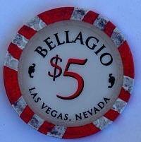 Bellagio Casino Five Dollar Chip