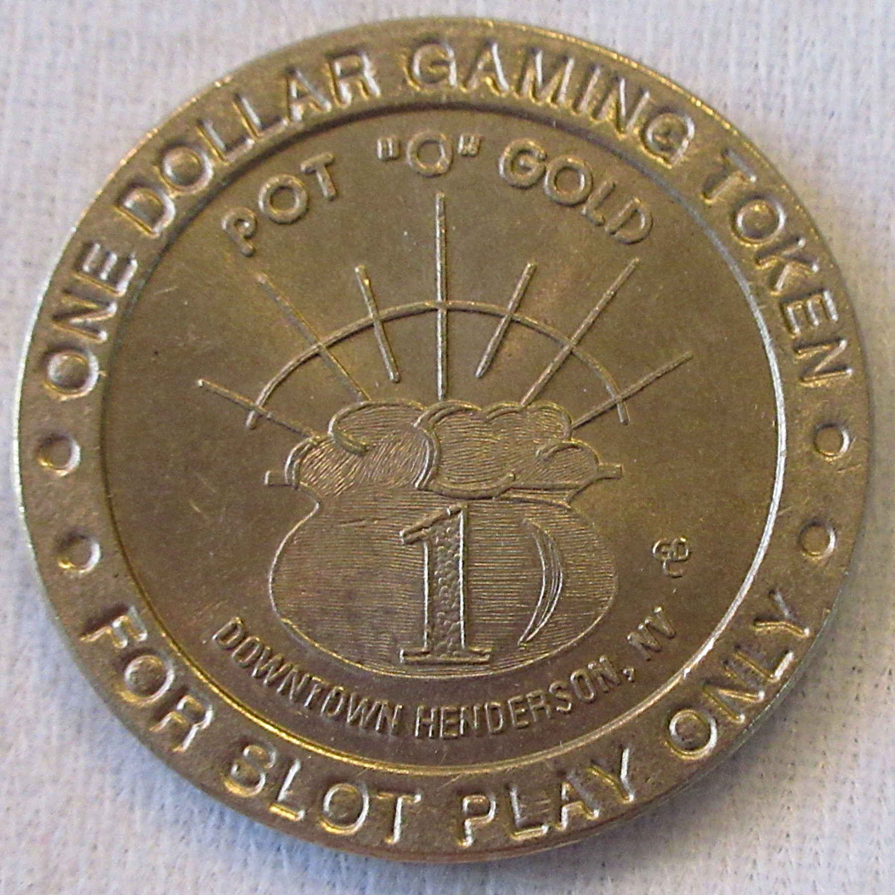 Pot 'O Gold $1 Token - Product Image