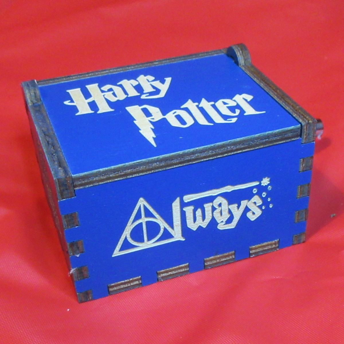 Harry Potter Hand Crank Music Box - Blue