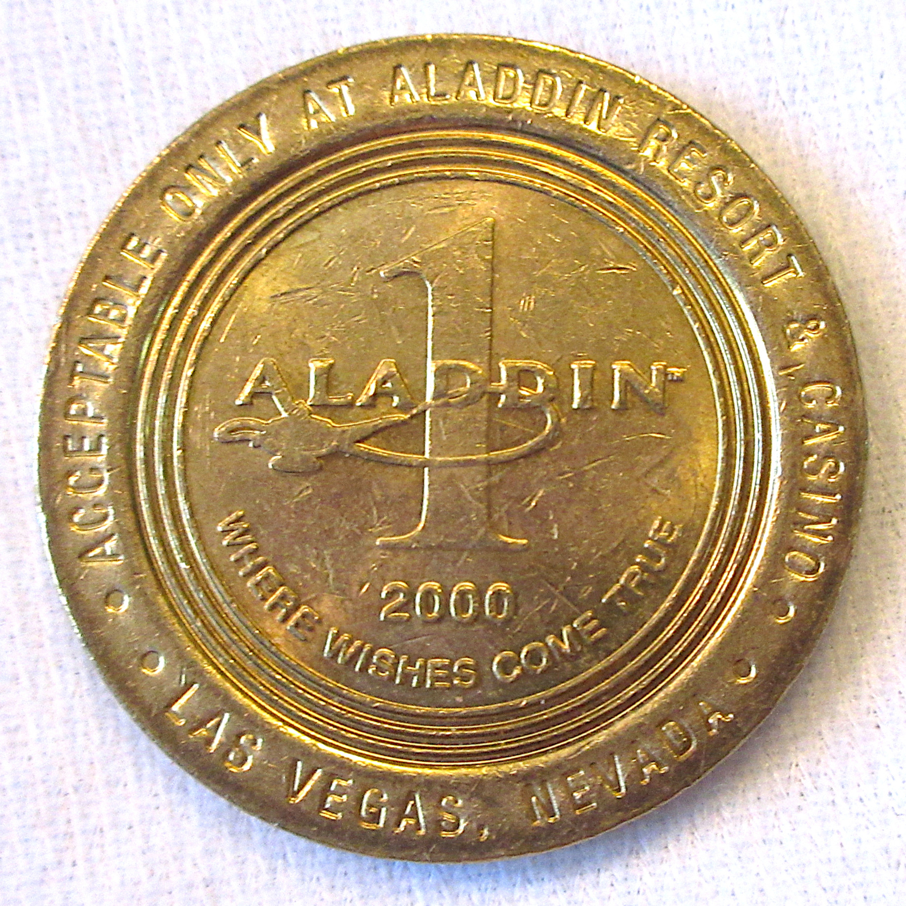 Aladdin $1 Token - Product Image