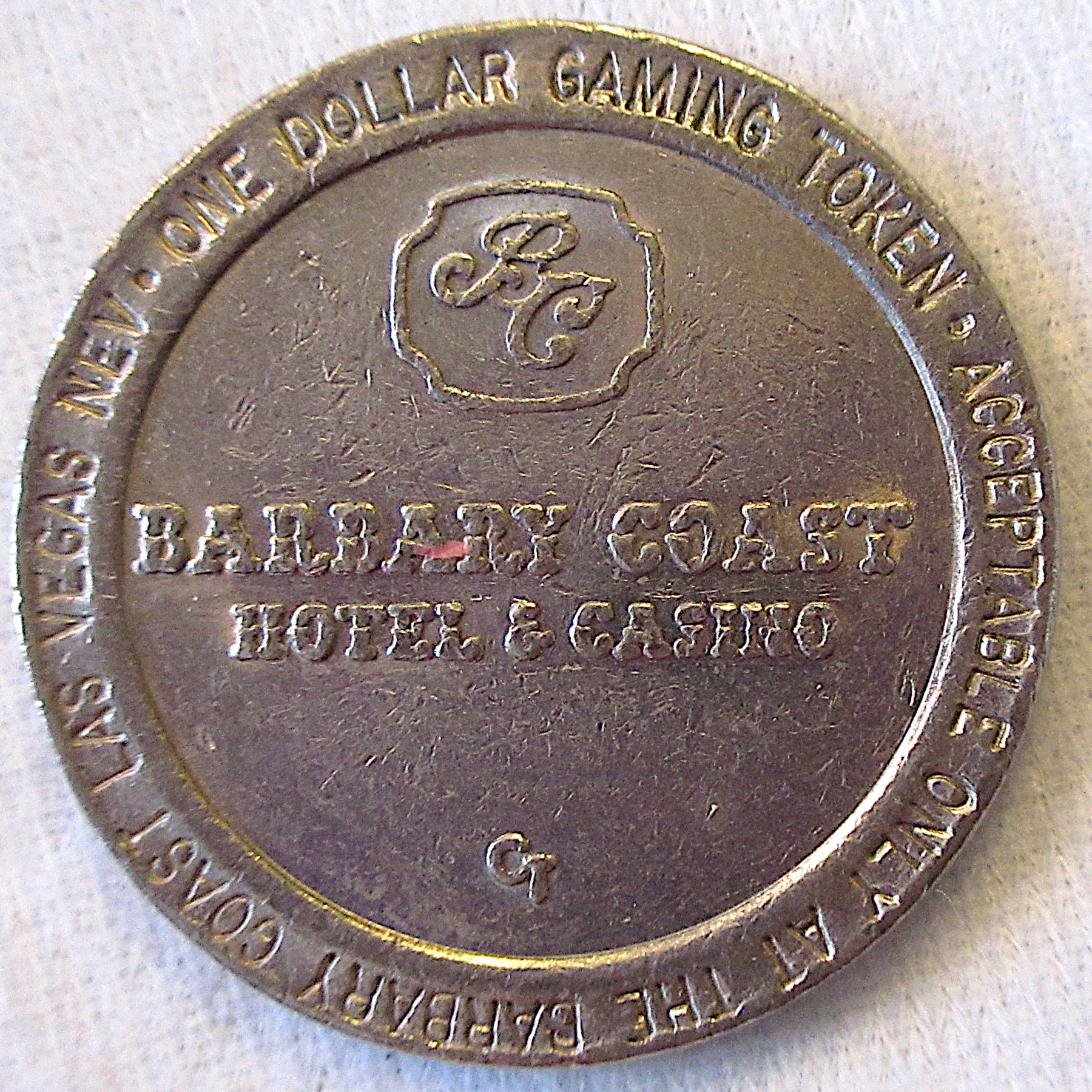 Barbary Coast $1 Token - Product Image