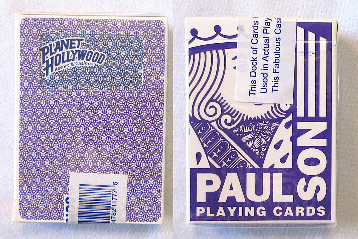 Planet Hollywood Playing Cards