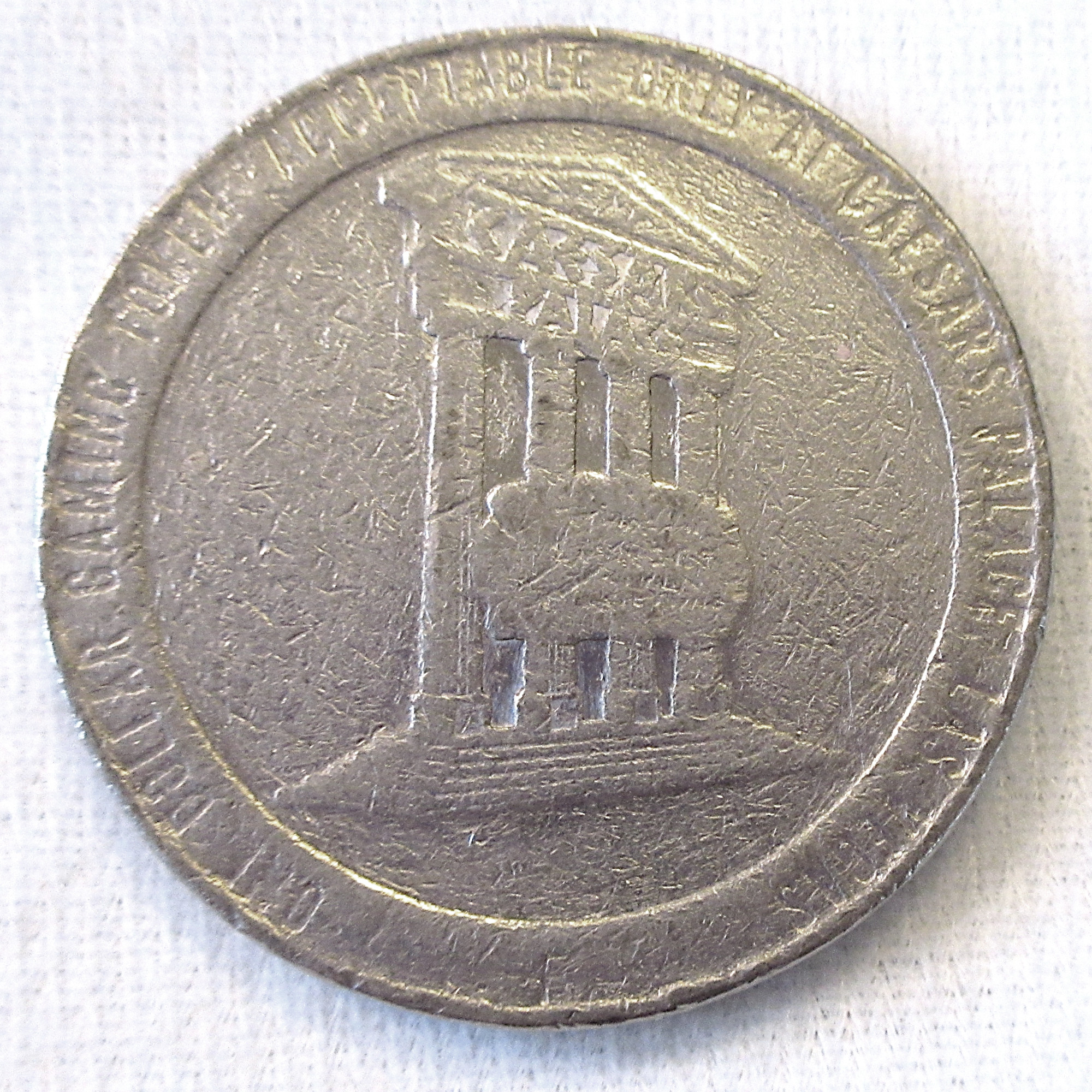 Caesars Palace Casino One Dollar Chip