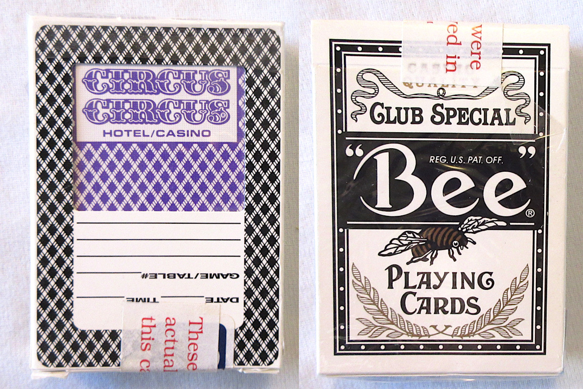 Circus Circus Playing Cards - Product Image