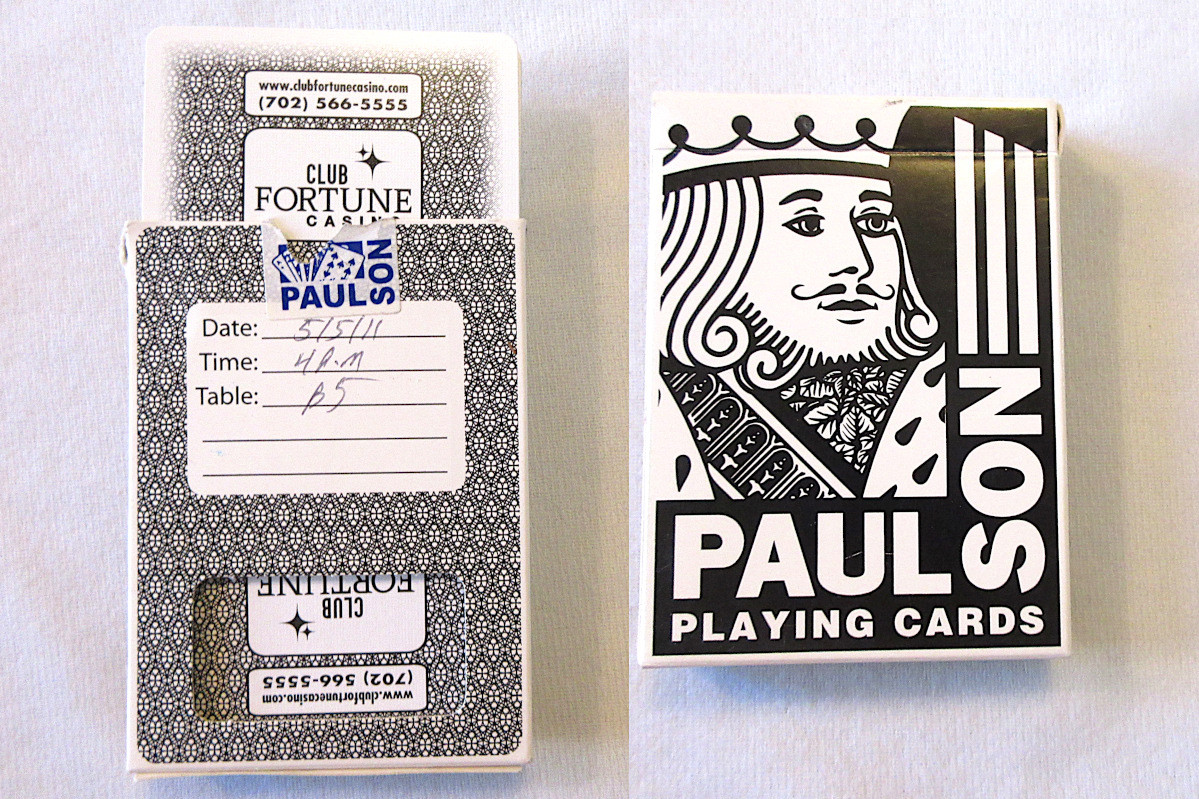 Club Fortune Playing Cards - Product Image