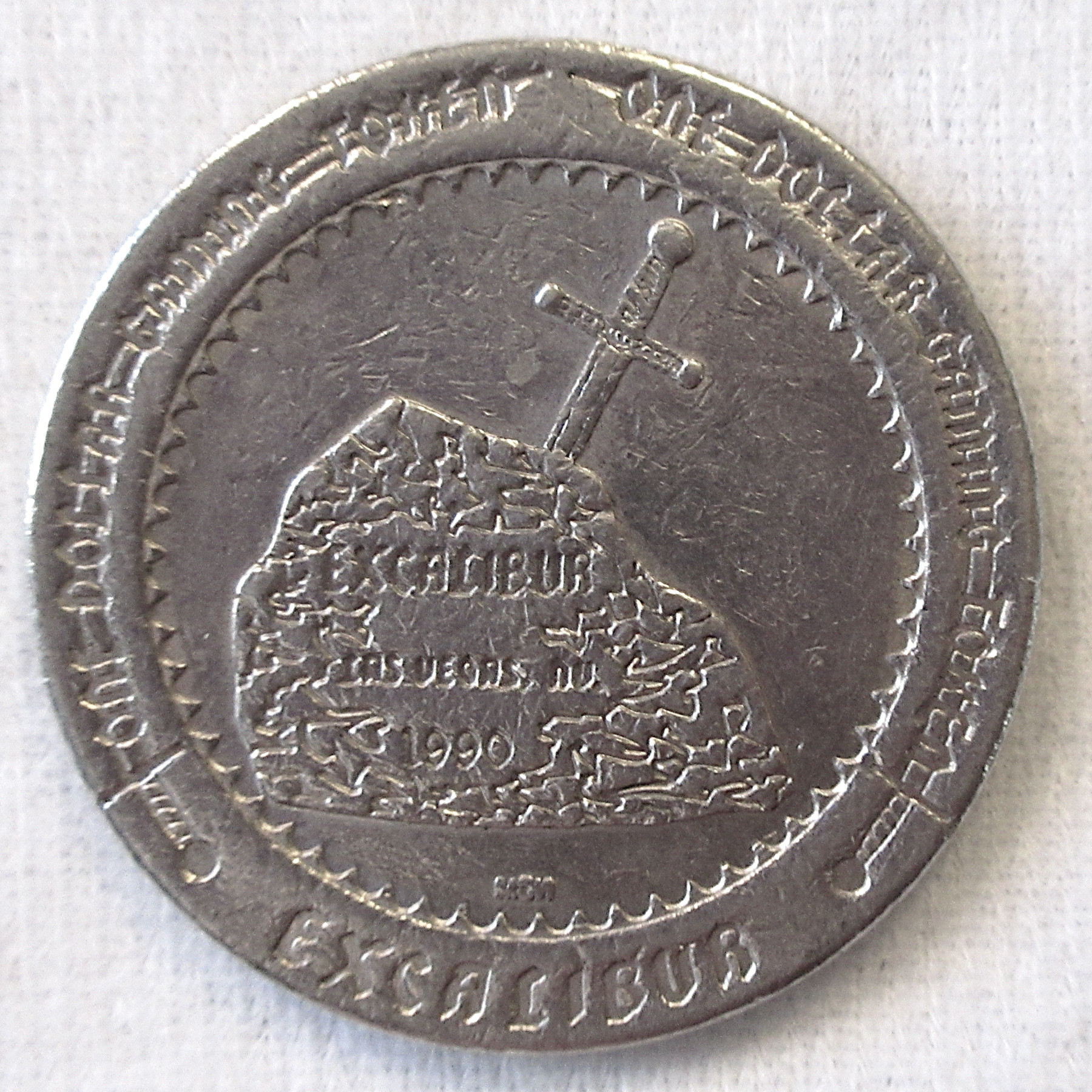 Excalibur $1 Token - Product Image