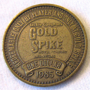Gold Spike $1 Token - Product Image