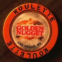Golden Nugget Hotel One Dollar Chip. - Product Image