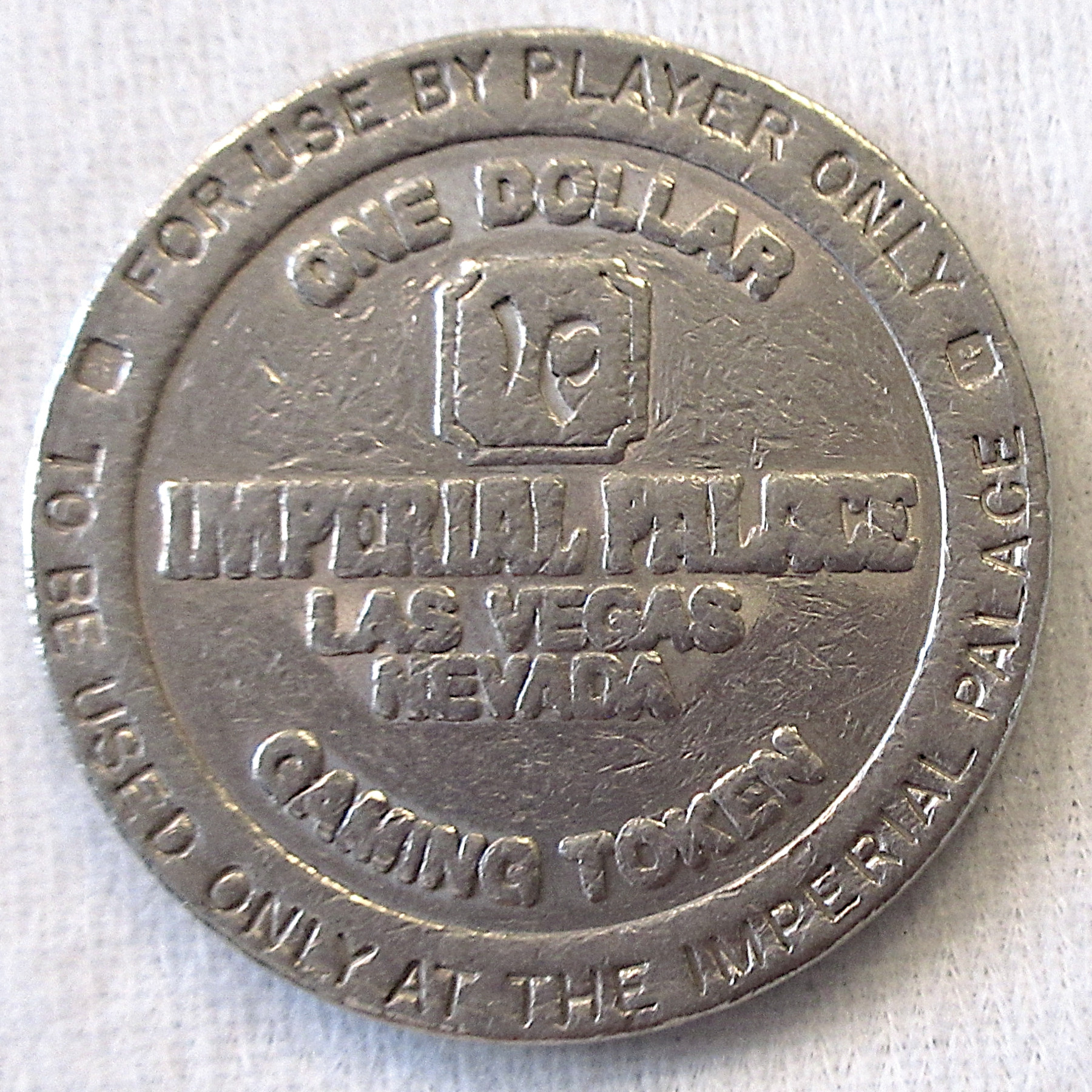 Imperial Palace  $1 Token - Product Image