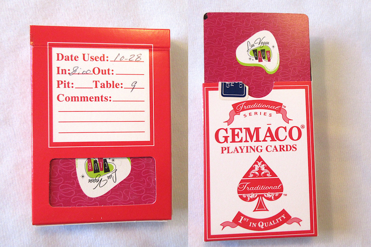 Las Vegas Club Playing Cards