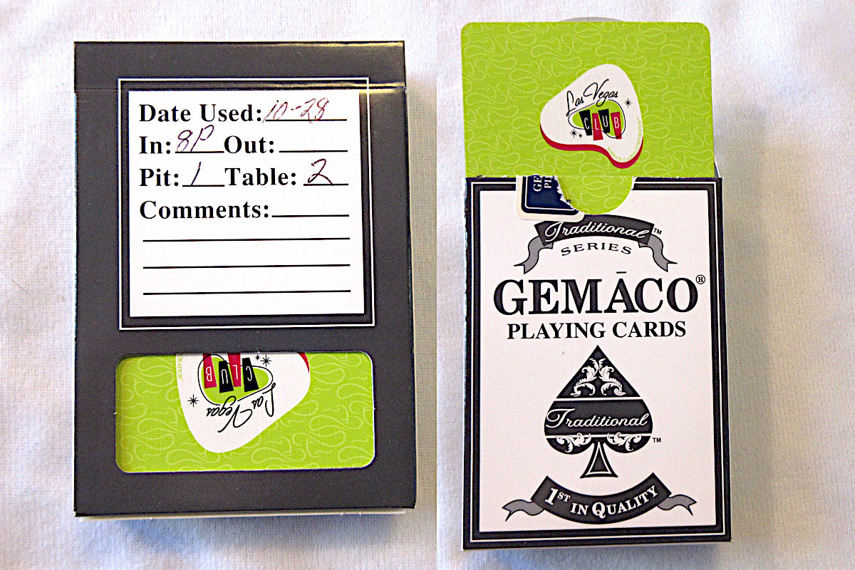 Las Vegas Club Playing Cards - Product Image