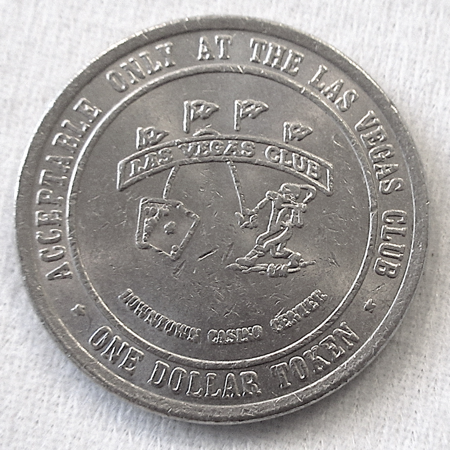 Las Vegas Club. $1 Token - Product Image