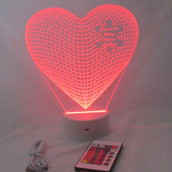 Light up Heart - Product Image
