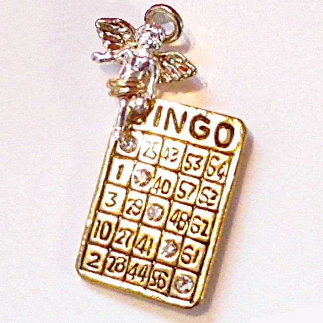 Lucky Bingo Angel Pin - Product Image
