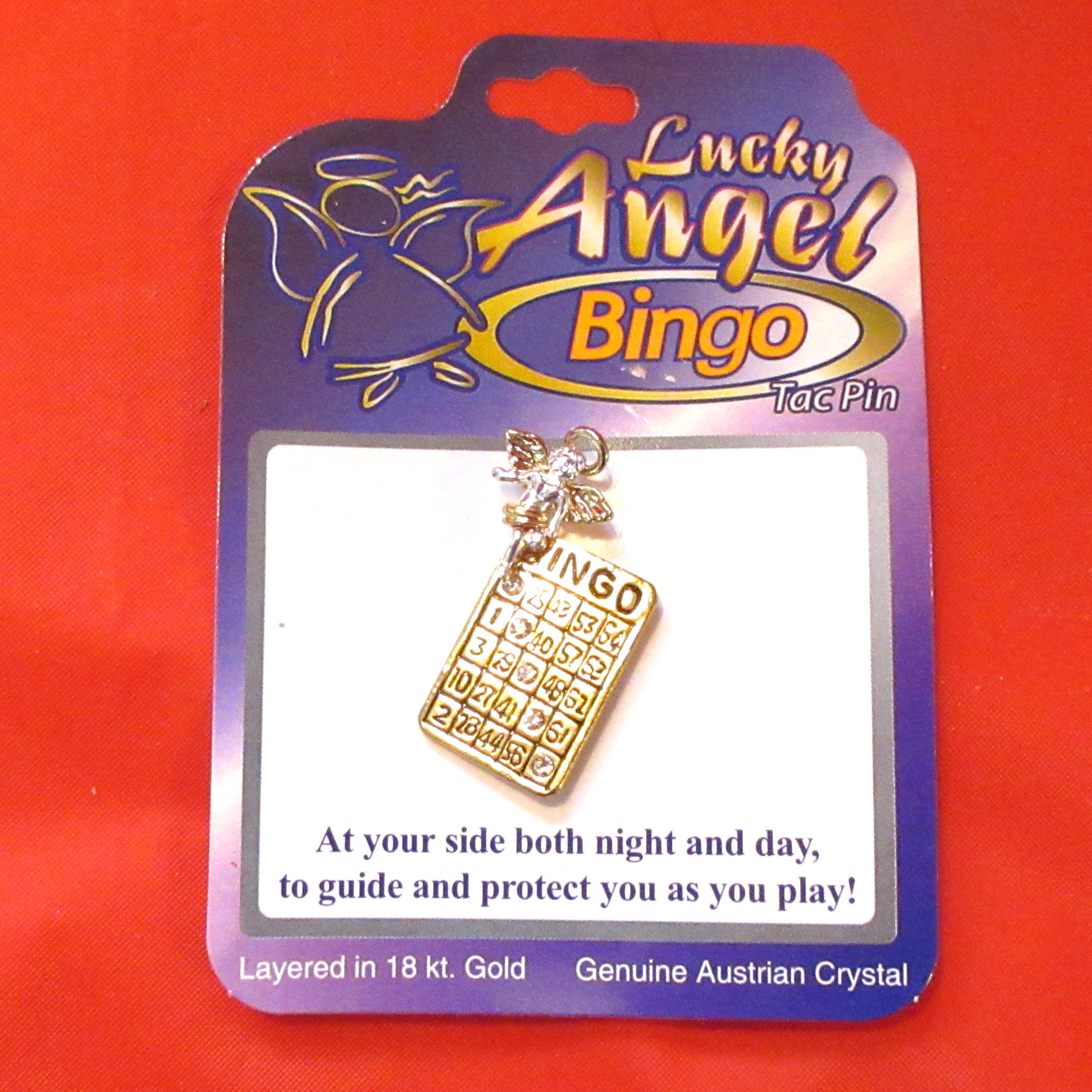 Lucky Bingo Angel Pin