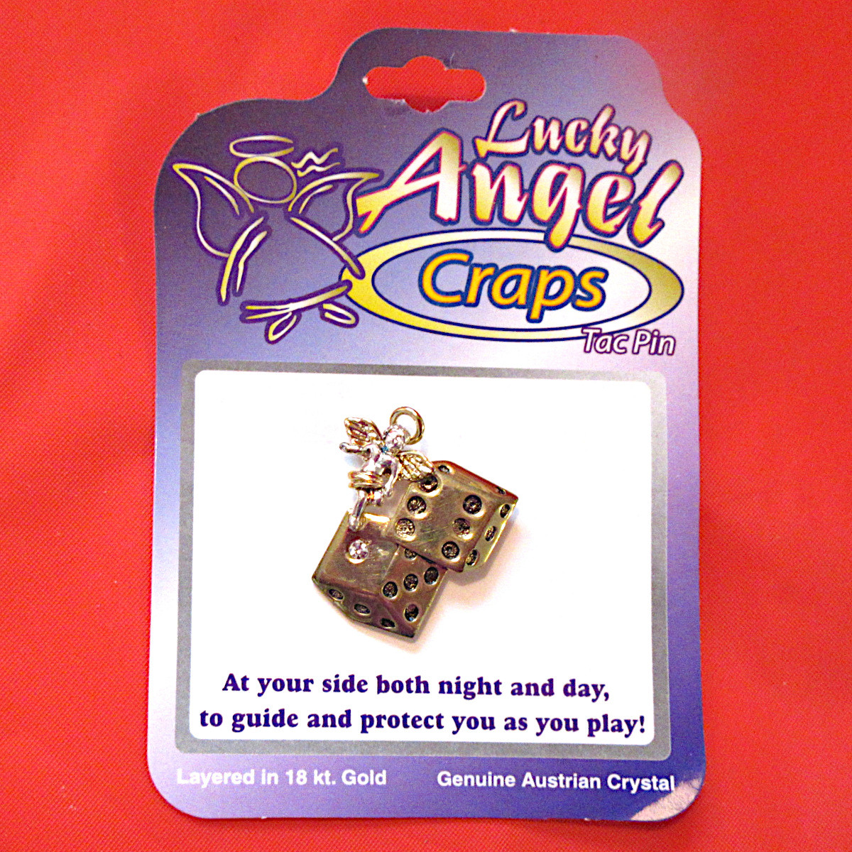 Lucky Craps Angel Pin