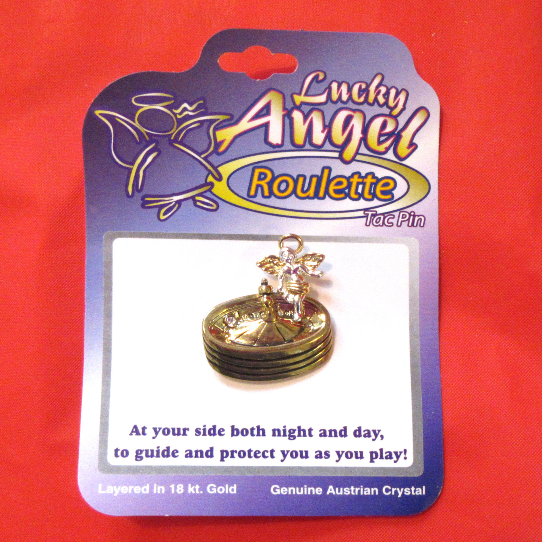 Lucky Roulette Angel Pin