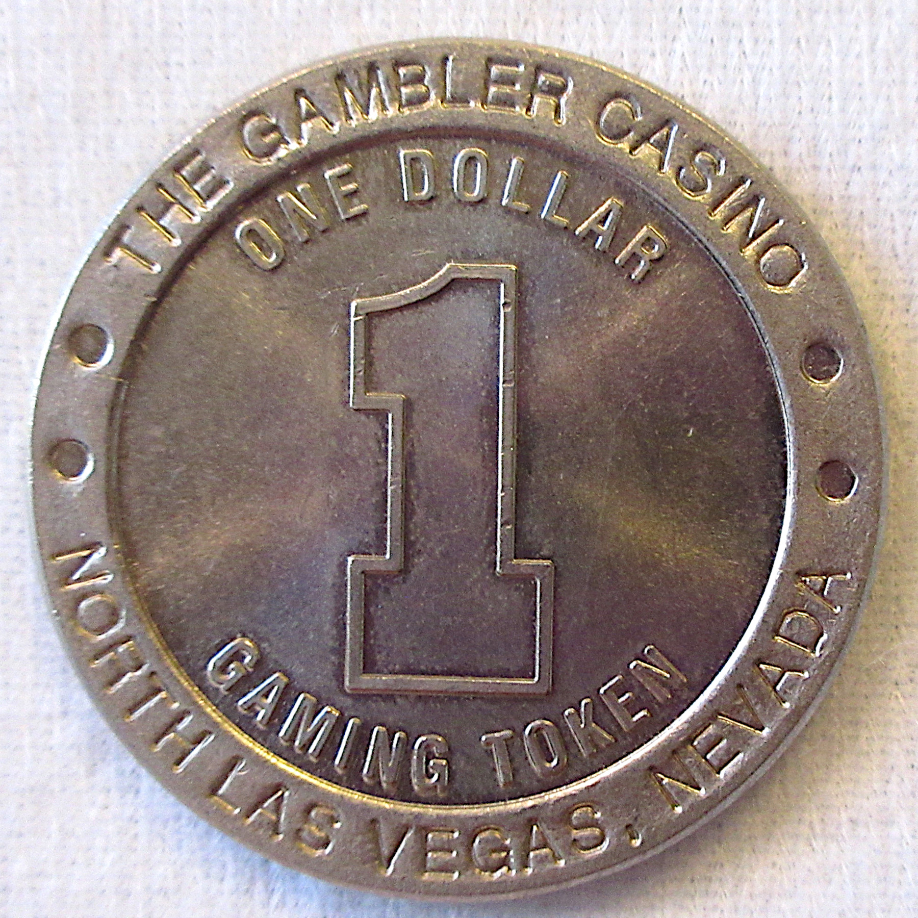 The Gambler $1 Token - Product Image
