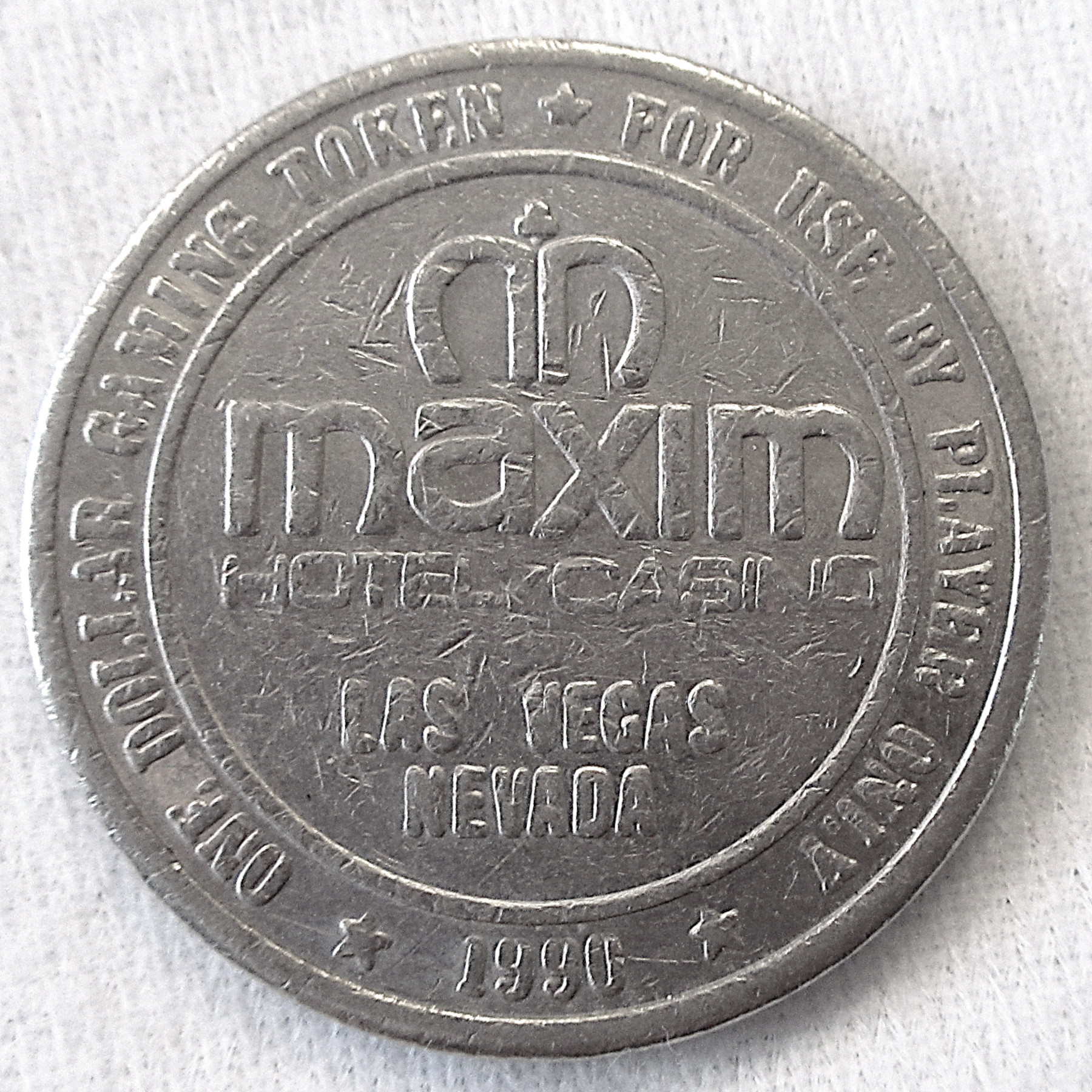 Maxim $1 Token - Product Image