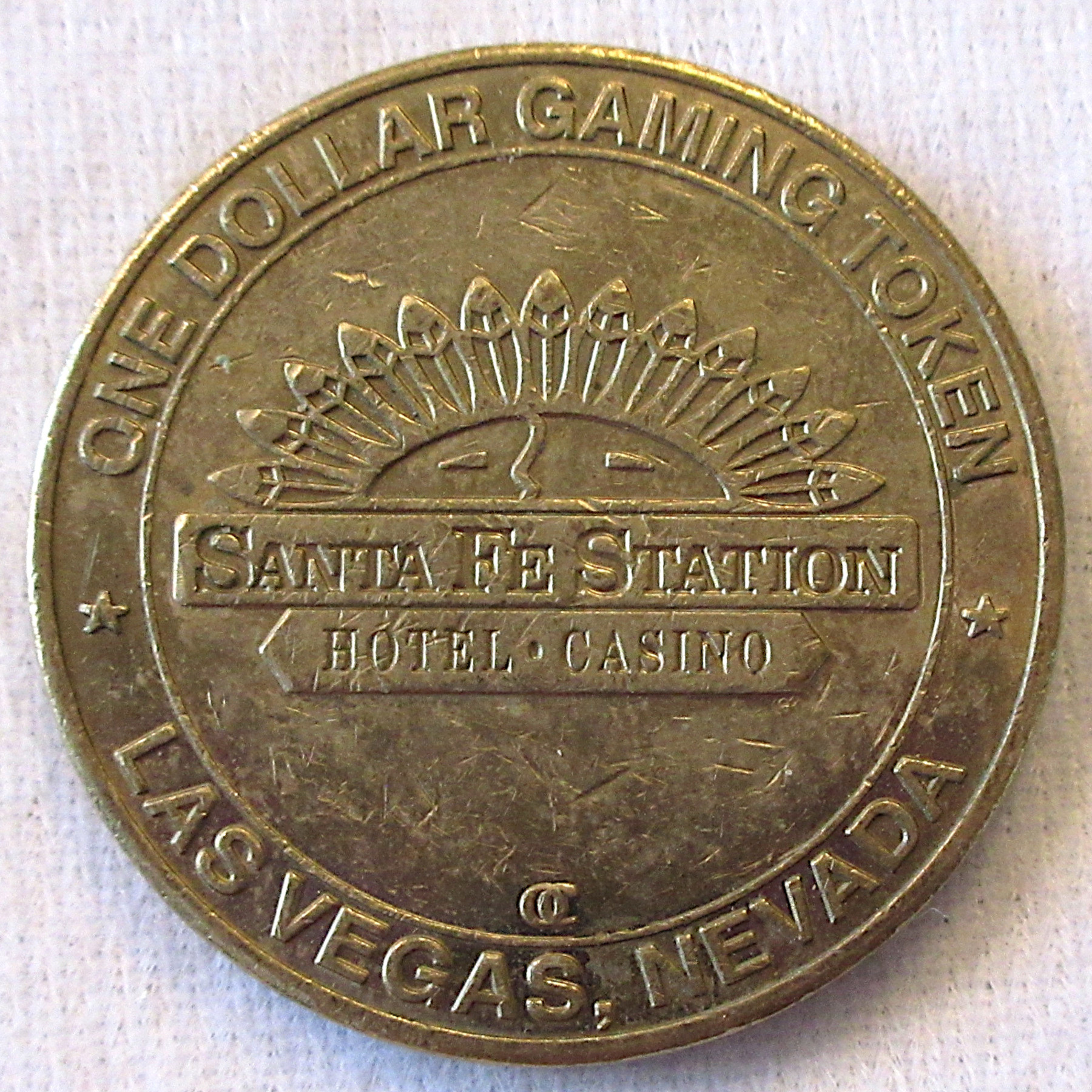 Santa Fe Station $1 Token - Product Image
